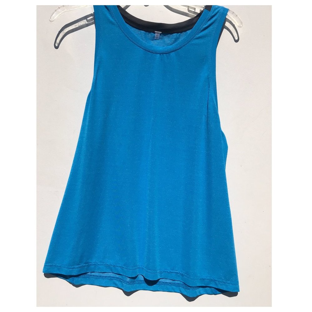 LULULEMON blue mens Tank Top Large L Blue